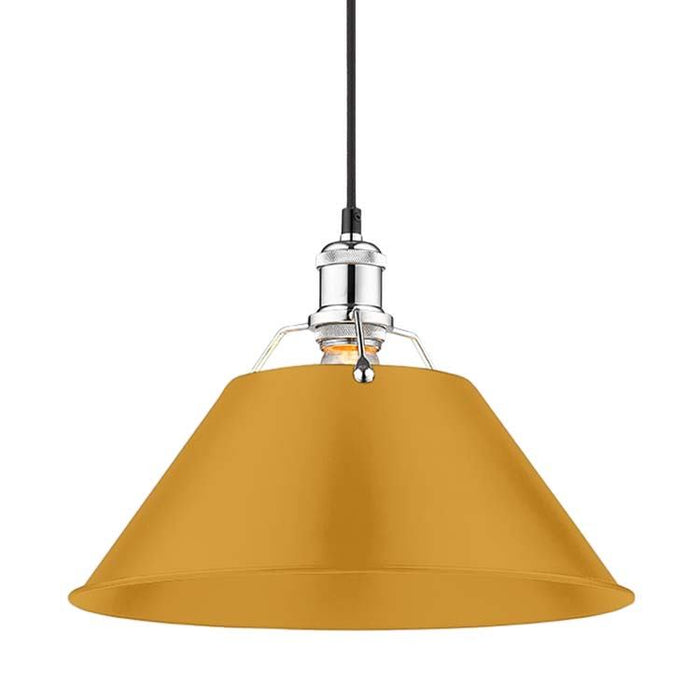 Golden - 3306-L CH-AY - One Light Pendant - Orwell - Chrome