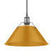 Golden - 3306-L PW-AY - One Light Pendant - Orwell - Pewter