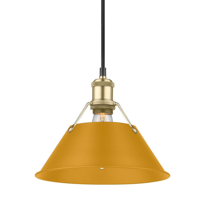 Golden - 3306-M BCB-AY - One Light Pendant - Orwell - Brushed Champagne Brass