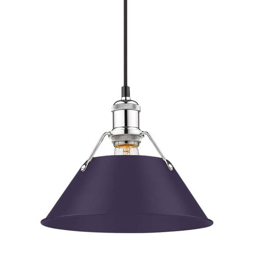 Golden - 3306-M CH-EP - One Light Pendant - Orwell - Chrome