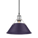 Golden - 3306-M PW-EP - One Light Pendant - Orwell - Pewter