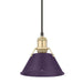 Golden - 3306-S BCB-EP - One Light Pendant - Orwell - Brushed Champagne Brass