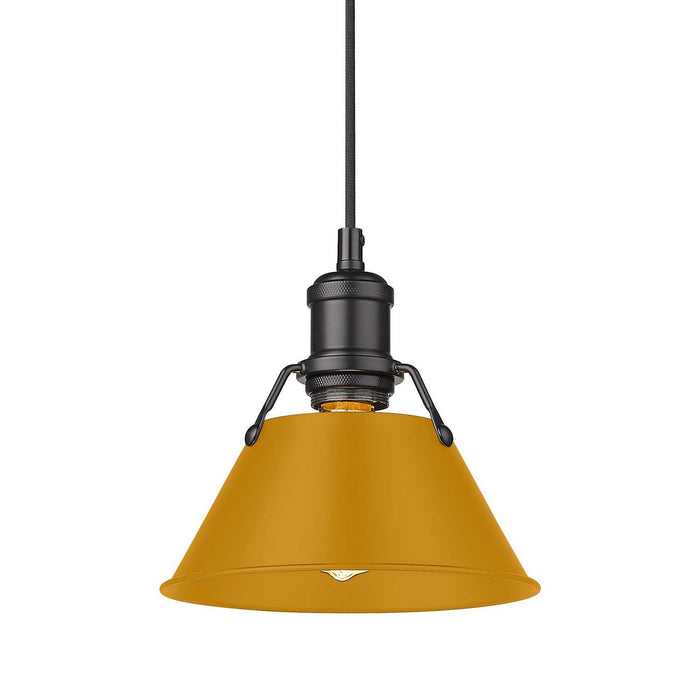 Golden - 3306-S BLK-AY - One Light Pendant - Orwell - Matte Black