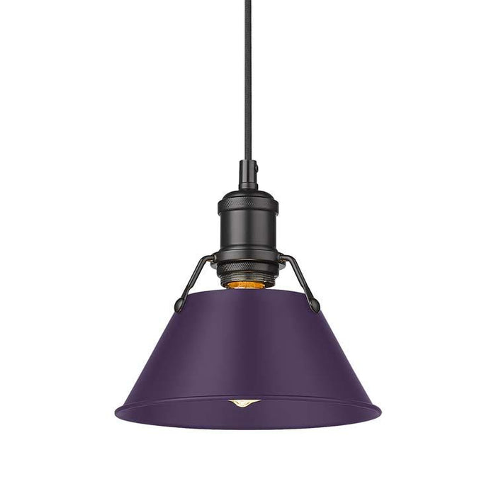 Golden - 3306-S BLK-EP - One Light Pendant - Orwell - Matte Black