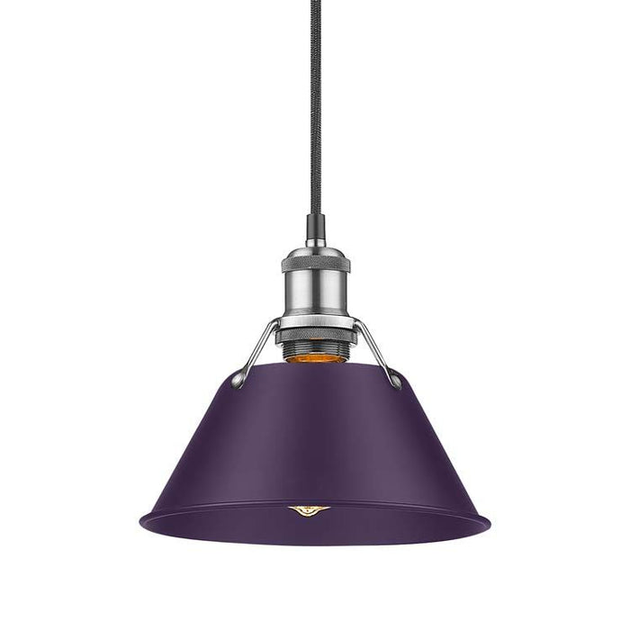 Golden - 3306-S PW-EP - One Light Pendant - Orwell - Pewter