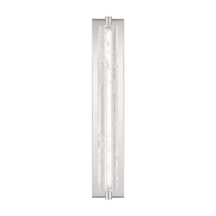 Golden - 3726-WSC27 PN-CY - LED Wall Sconce - Crystallo - Polished Nickel