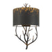 Golden - 4500-WSC ABI - Two Light Wall Sconce - Arboreal - Antique Black Iron