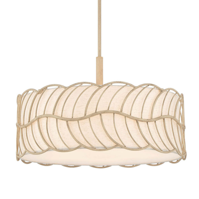 Golden - 4501-5P AM - Five Light Pendant - Simbolo - Almond
