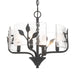 Golden - 4503-4P NB-HWG - Four Light Pendant - Bloem - Natural Black