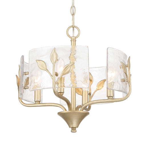 Bloem Four Light Pendant White Gold