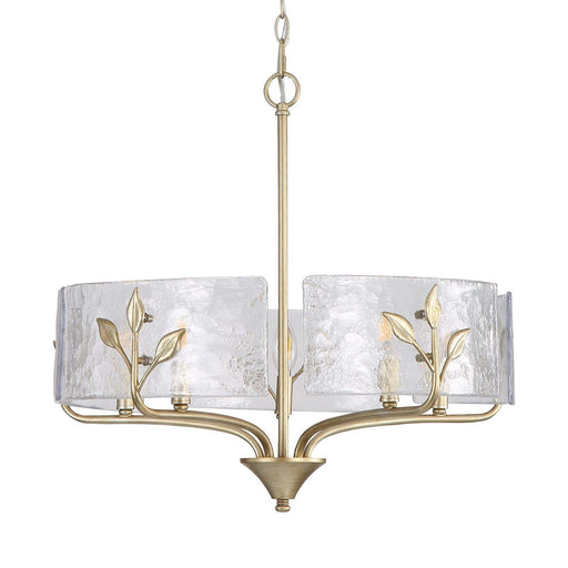 Bloem Five Light Pendant White Gold