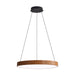 Golden - 4963-24 WA - LED Pendant - Anello - Walnut