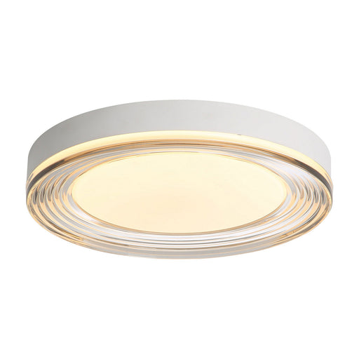 Ondulada LED Flush Mount Sand White