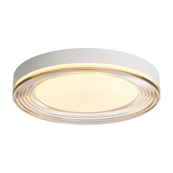 Golden - 9518-16 SNW-SMK - LED Flush Mount - Ondulada - Sand White