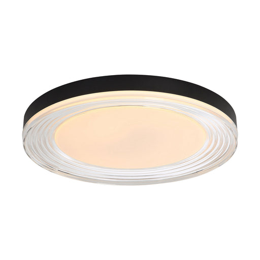 Ondulada LED Flush Mount Sand Black