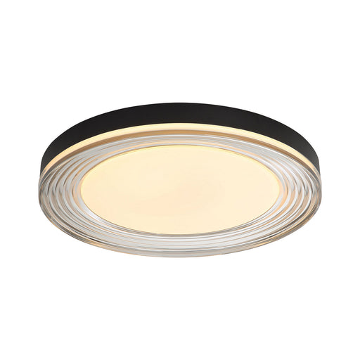 Ondulada LED Flush Mount Sand Black
