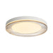 Golden - 9518-20 SNW-SMK - LED Flush Mount - Ondulada - Sand White
