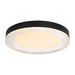 Golden - 9518-16 SNB-CLR - LED Flush Mount - Ondulada - Sand Black