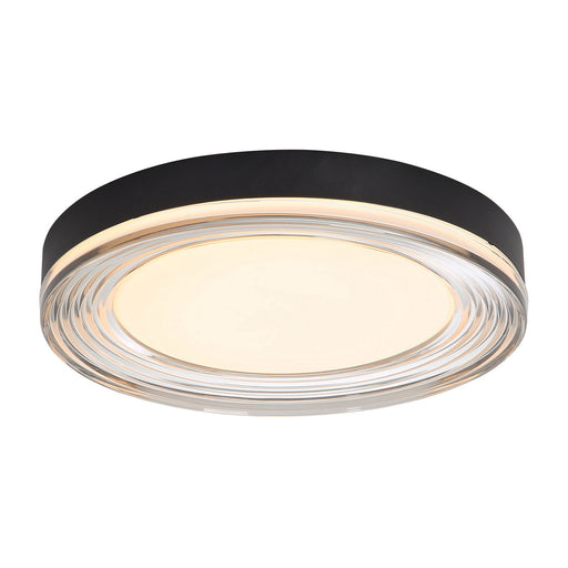 Ondulada LED Flush Mount Sand Black