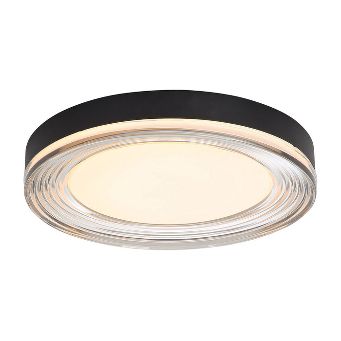 Golden - 9518-16 SNB-SMK - LED Flush Mount - Ondulada - Sand Black