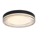 Golden - 9518-16 SNB-SMK - LED Flush Mount - Ondulada - Sand Black