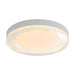 Golden - 9518-16 SNW-CLR - LED Flush Mount - Ondulada - Sand White