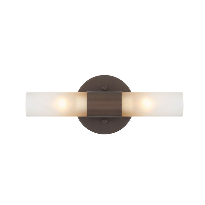 Golden - 5803-2W MDB-EBO - Two Light Wall Sconce - Lyssna Cirkel - Modern Bronze