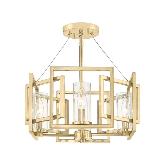 Golden - 6068-4P BCB - Four Light Pendant - Marco - Brushed Champagne Brass