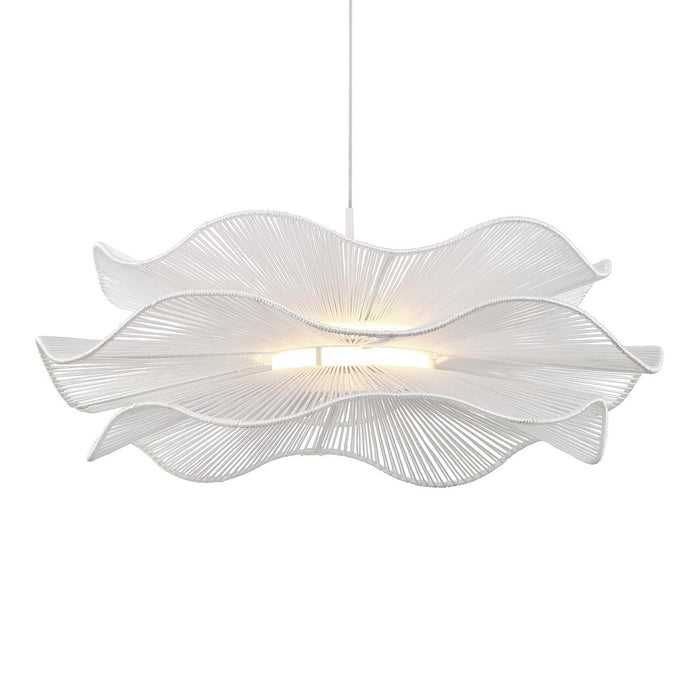 Golden - 6300-24 WHT - LED Pendant - Whisper - Matte White