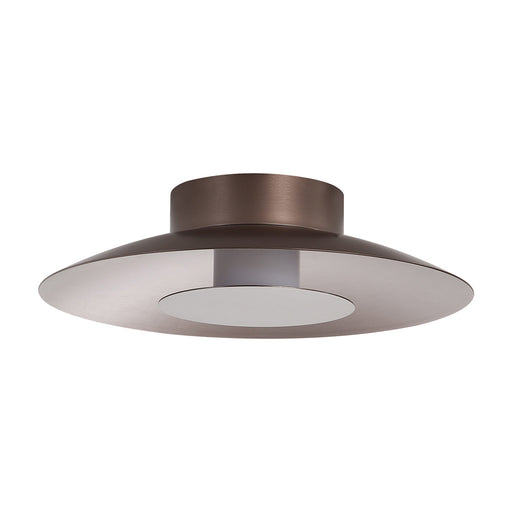 Luma LED Flush Mount Coffee Silver