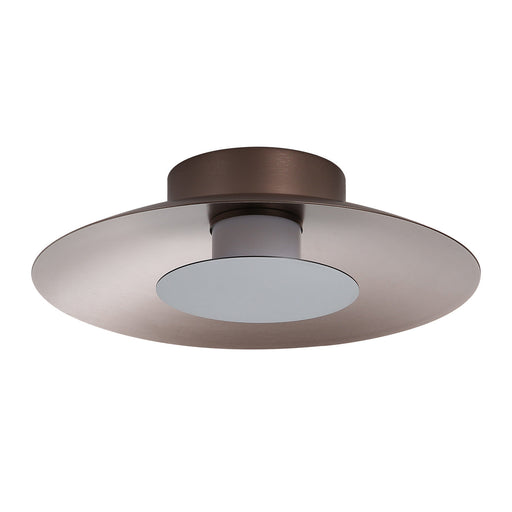 Luma LED Flush Mount Coffee Silver