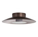Golden - 6400-FM12 COS-SAN - LED Flush Mount - Luma - Coffee Silver