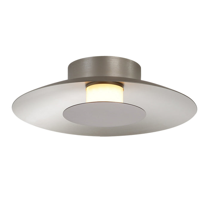 Golden - 6400-FM12 SAN-COS - LED Flush Mount - Luma - Sand Nickel