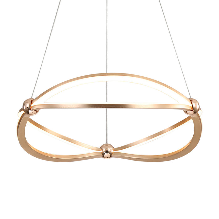 Golden - 7916-19 AGL - LED Chandelier - Spirale - Anodized Gold
