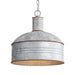 Golden - 8801-M1L AGV-GV - One Light Mini Pendant - Tinsmith - Aged Galvanized Steel