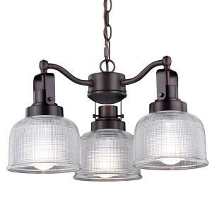 Vaxcel - H0275 - Three Light Mini Chandelier - Roland - Oil Rubbed Bronze