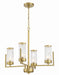 Craftmade - 60124-SB - Four Light Chandelier - Whittley - Satin Brass