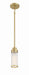 Craftmade - 60191-SB - One Light Mini Pendant - Whittley - Satin Brass
