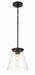 Craftmade - 60492-FB - One Light Pendant - Connell - Flat Black