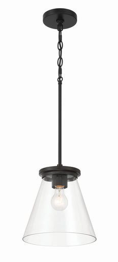Connell One Light Pendant Flat Black