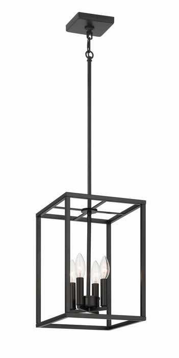 Craftmade - 60634-FB - Four Light Foyer Pendant - Signature Foyer - Flat Black