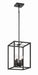 Craftmade - 60634-FB - Four Light Foyer Pendant - Signature Foyer - Flat Black