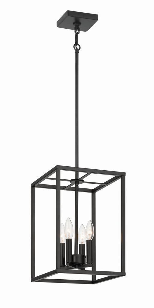Craftmade - 60634-FB - Four Light Foyer Pendant - Signature Foyer - Flat Black