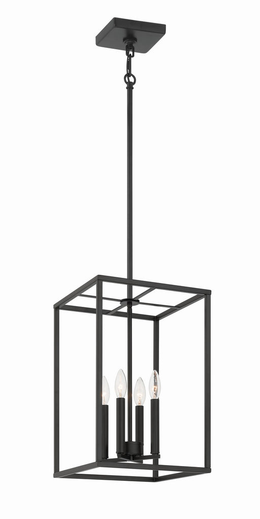 Craftmade - 60635-FB - Four Light Foyer Pendant - Signature Foyer - Flat Black