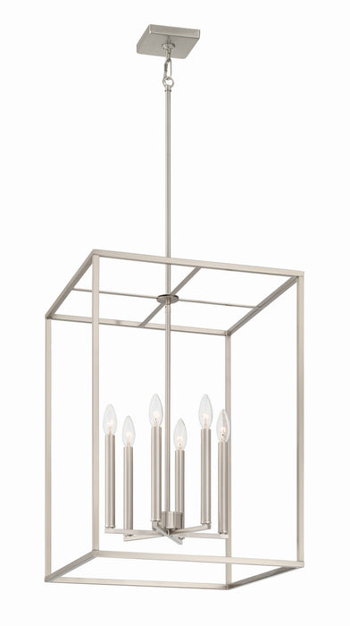 Craftmade - 60636-BNK - Six Light Foyer Pendant - Signature Foyer - Brushed Polished Nickel