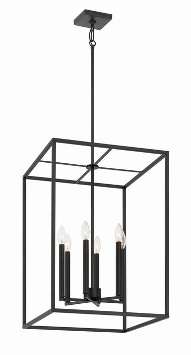 Craftmade - 60636-FB - Six Light Foyer Pendant - Signature Foyer - Flat Black