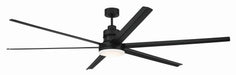 Craftmade - MND80FB6 - 80" Ceiling Fan - Mondo 80 Indoor/Outdoor - Flat Black