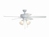 Craftmade - TCE52W5C4-C - 52" Ceiling Fan - Twist N Click 4 Light - White
