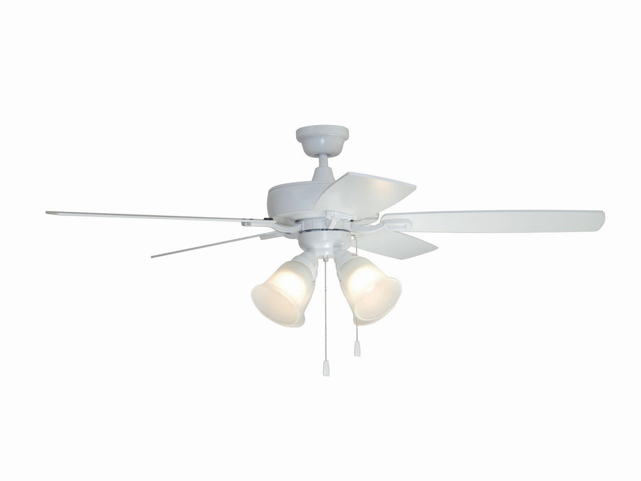 Craftmade - TCE52W5C4-C - 52" Ceiling Fan - Twist N Click 4 Light - White