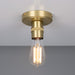 Mullan Lighting - MLCF131SATBRS - One Light Flush Mount - Devon - Satin Brass